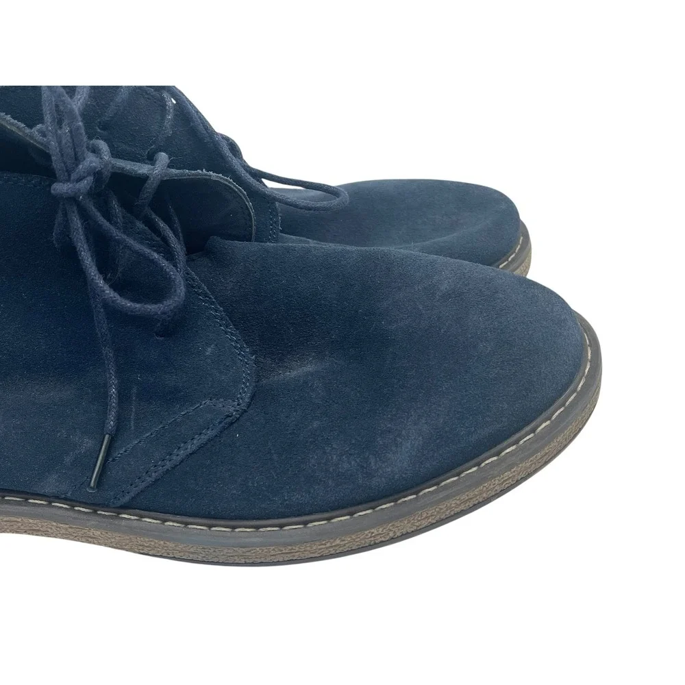 Joseph Abboud Thomas Men's Navy Blue Suede Chukka Boots Size 10 US